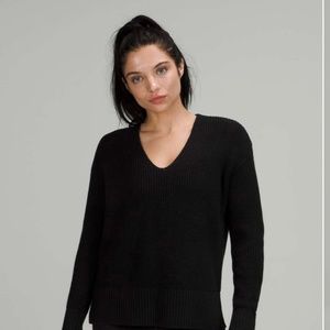 Lululemon Merino Wool V neck Sweater